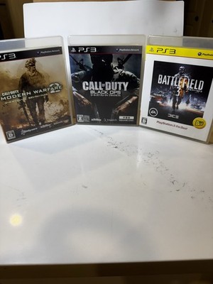 MW3, Call of Duty Black Ops & Battlefield 3 for PS3 Bundle (Jap. Version) CIB