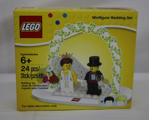LEGO: Minifigura Favor de Boda / Favor Set (853340) Fondo Amarillo Nuevo - Imagen 1 de 6