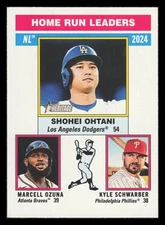 Ohtani Ozuna Schwarber Hr Leaders 2025 Topps Heritage #193