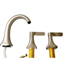 Kohler R38330-4D-BN Riverly Widespread Bathroom Sink Faucet - Brushed Nickel