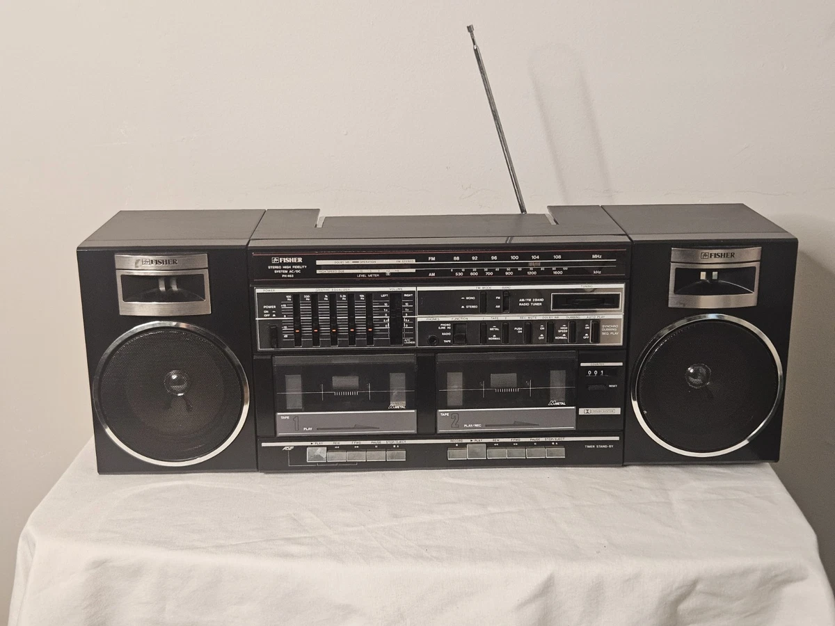 Fisher Black Portable Boomboxes for sale | eBay