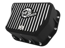 46-70052 aFe POWER Pro Series Transmission Pan Black w/ Machined Fins Dodge Dies