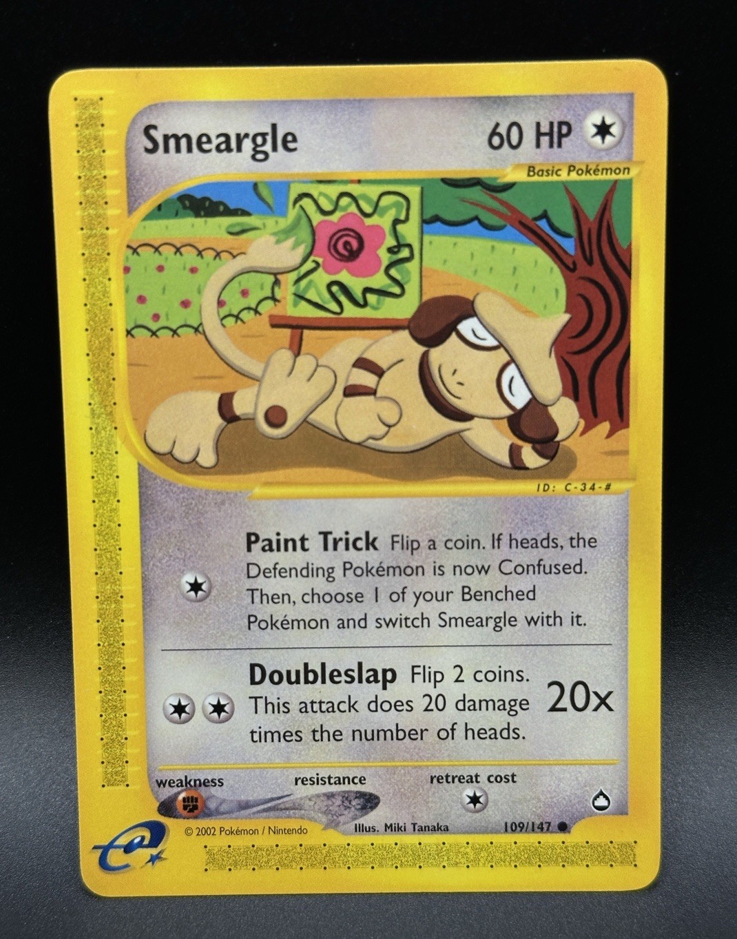 Smeargle 109/147 Pokemon Aquapolis NM - 0301