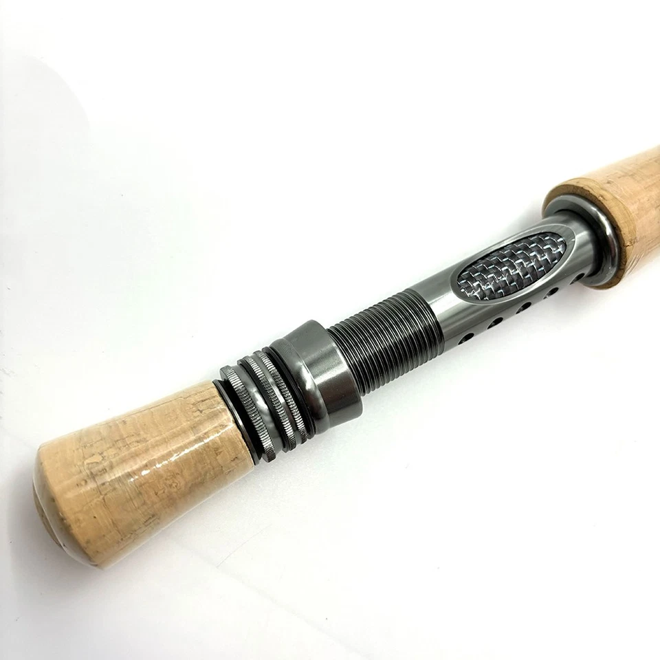TWINFISH Fly Rod 9ft 8/9WT Weight Line Medium Fast Fly Carbon Rod Trout Rod 4Sec - Image 2 of 4