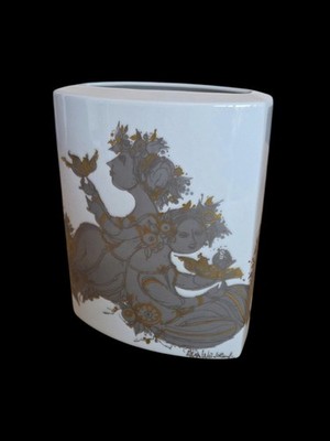 Porzellanvase aus der  studio-linie  von Rosenthal vom Designer Bjørn Wiinblad