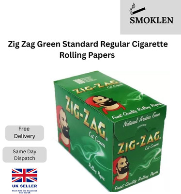 Zig Zag Green Regular Zigaretten Blättchen 5-100 Packungen Smoking Papers