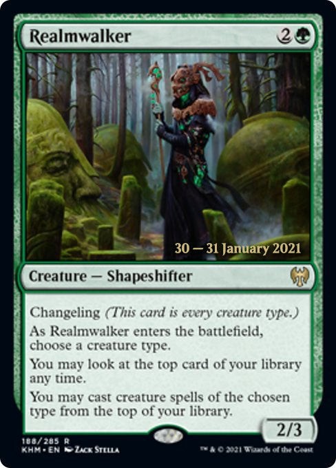 MTG Foil - Realmwalker - 188 / NM / English