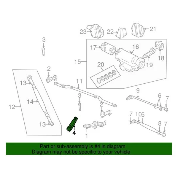 For Dodge Ram 2500 1997-2003 Mopar Steering Pitman Arm Foto 3 de 3