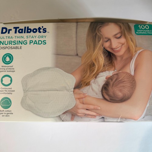 Dr Talbots 100 Individual Sealed Pieces Ultra Thin Disposable Nursing Pads