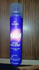 Aussie Mega Max Strength Hold Hair Spray for All Hair Types .10oz