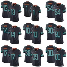 Custom Men's Dolphins 2025 F.U.S.E. Rivalries All Stitched Jersey