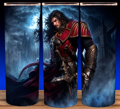 Castlevania - Gabriel Belmont in front of Draculas Castle Cup Mug Tumbler 20oz