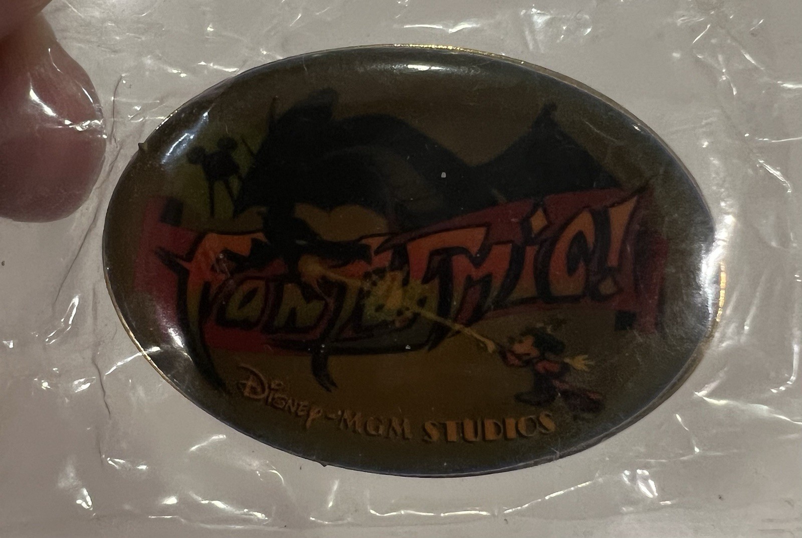 Disney MGM Studios Mickey Mouse Fantasmic Cast Pin 1998 Sealed New