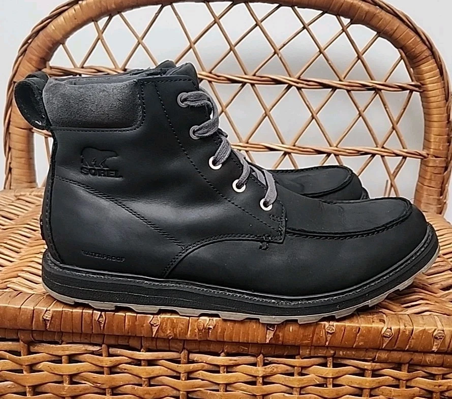 Sorel Madson II Moc Toe Men's Boots - Black/Dark Gray, US 12