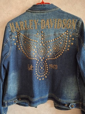Damen Harley Davidson Motorrad  Jacke Gr.2XL