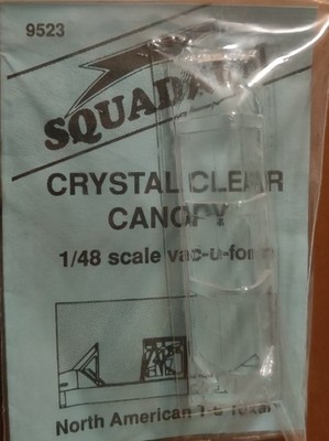 North American T-6 Texan, Crystal Clear Canopy, Squadron, Scale: 1/48, Kit: 9523