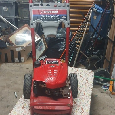 #ad Troy Bilt 2550 PSI Gas Cold Water Pressure Washer Red 020245 $90.00