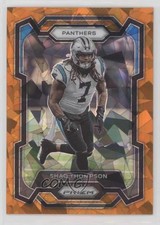 2023 Panini Prizm Orange Ice Prizm Shaq Thompson #45 bn5
