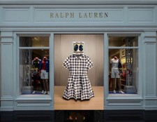 Girls NWT Ralph Lauren Polo Dress Linen Navy White Gingham Free Bow 6