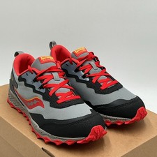 Saucony Peregrine KDZ SK267487 Sneaker Kids 3 M Gray Trail Running Shoes Eby4557