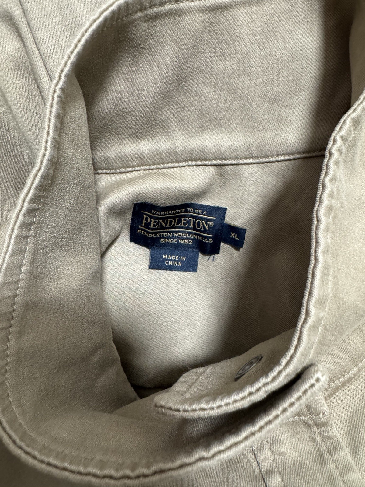 Pendleton Malin Jacket Mock Neck Button Front  Po… - image 9