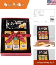 Wisconsin Cheddar & Pepper Jack Cheese and Cracker Gift Box - 100% Wisconsin ...