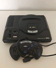 Sega Mega Drive Console & Competion Pro Series II Controller - TESTED & WORKING