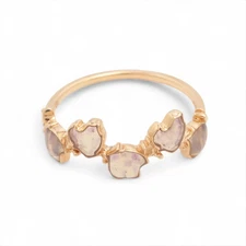 aget Colored stone Ring K10(YG) 1.2g