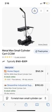 Metal Man Small Cylinder Cart🔥CCSM