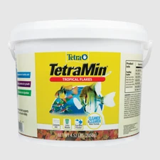 TetraMin Tropical Flakes Fish Food, 4.52-lb bucket