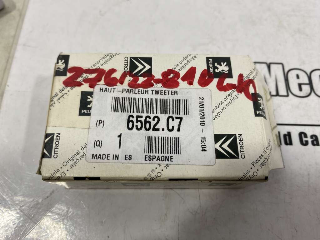 Tweeter Loudspeaker Orig. PEUGEOT RCZ cod.6562.C7 (276/22-810GIO