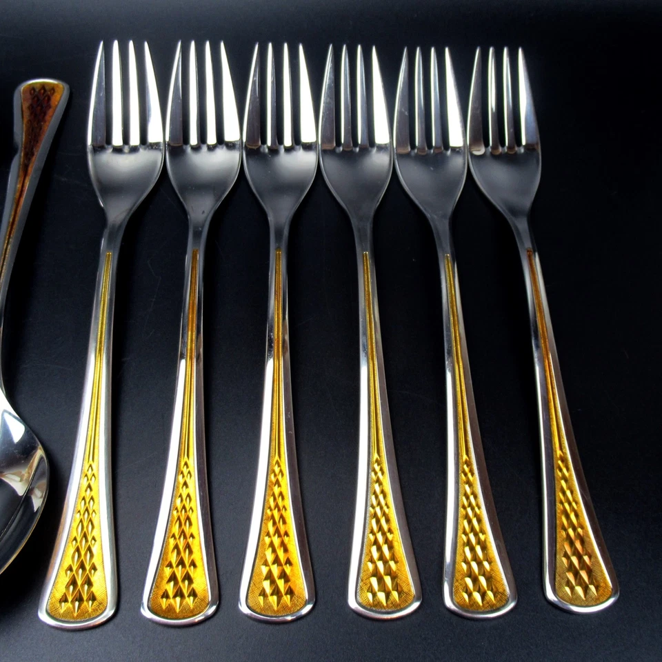 WMF Cromargan Besteck Set Serie Alexandria 30-teilig Hollywood Regency Style - Bild 4 von 4