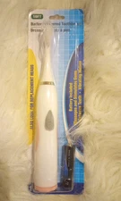 Toothbrush w Battery Pink White Soft Tooth Brush Teeth Gum Dental Oral Mouth New