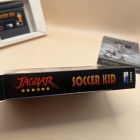 Soccer Kid; Atari Jaguar Cart w/manual, white insert, Cart bag CIB