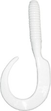 DELTA CURLY TAIL 6"(25PK) WHITE