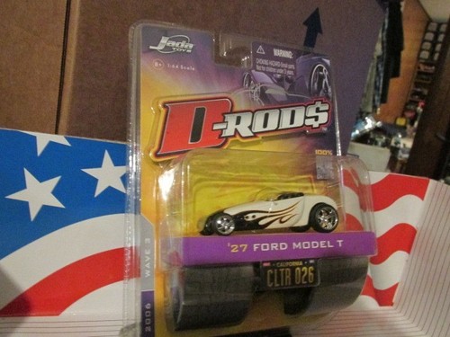 JADA D-ROD $ '27 FORD MODELL T WEISS MIT LILA FLAMMEN D RUTEN 2006 WAVE 3 NEU!