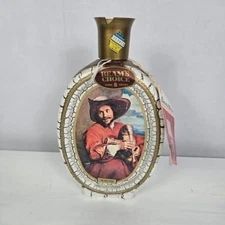 VTG 1969 Jim Beam Bourbon Whiskey Decanter The Bag Piper WIS Tax 9.5 X 5.25 Empt