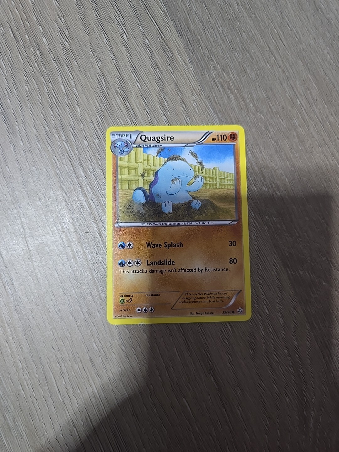 Quagsire 39/98 - Ancient Origins - Common - Pokemon Card TCG - LP