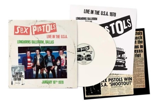 SEX PISTOLS 'Dallas USA 1978' White Vinyl LP - NEW IN STOCK UK