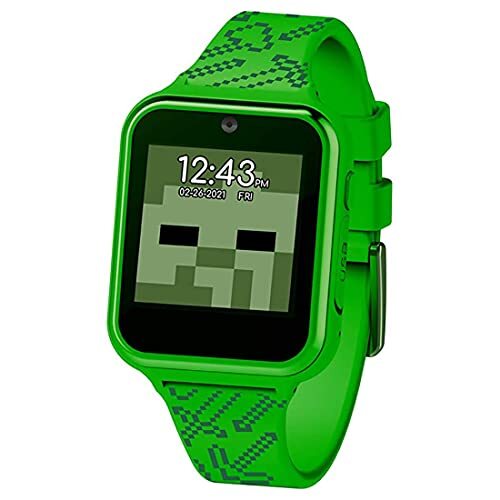 Minecraft Kids Touch Screen Interactive Smart Watch With Voice Recorder