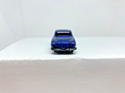 Nicely Restored VNM Matchbox Lesney GPW Dark Metallic Blue Jaguar 3.4 Litre #65a - Picture 3 of 11