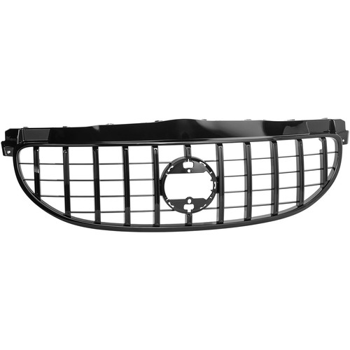 GT Grille Fits Smart Forfour W453 Coupe Cabriolet Gloss Black - Picture 1 of 4