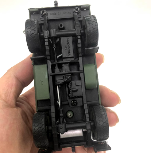 1:43land rover 101 British Flat Head Land Rover All Terrain Off Road Truck Model - Picture 9 of 26