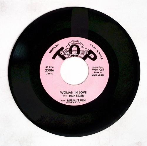 RUSSAL'S MEN – WOMAN IN LOVE TOP CALLER VINYL 45 80-1 - Picture 2 of 4
