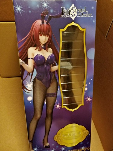 FIGURA OFICIAL ESTILO B FATE/GRAND ORDER SCATHACH SASHI UGATSU CONEJO 1/4 SELLADA - Imagen 3 de 12