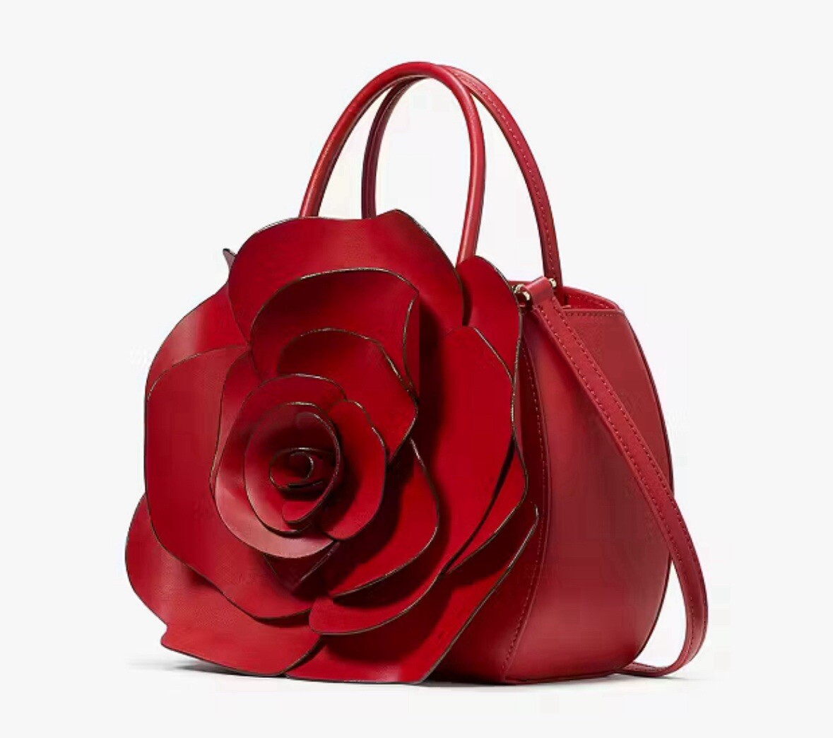 Kate Spade★素敵!Flora Rose Crossbody Bag Kate Spade Flora 3D Rose Crossbody Handbag Beauty And Beast