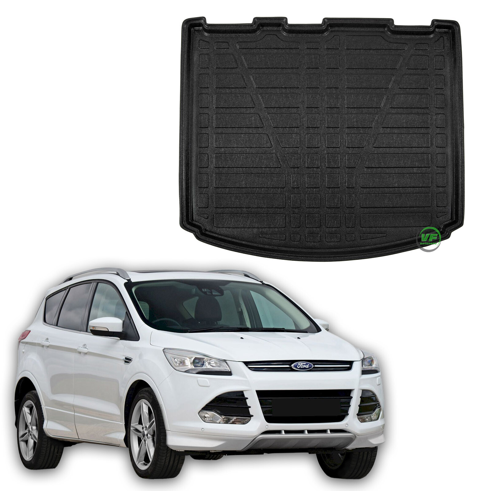 SCOUTT Boot tray liner car mat Heavy Duty for FORD KUGA mk2 20132019