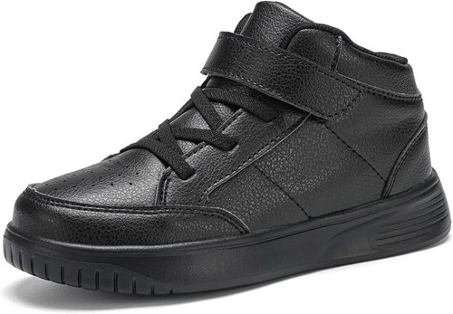 RTOUNT Kids Trainers Boys High Top School Tennis Sneakers for Girls Running Adju
