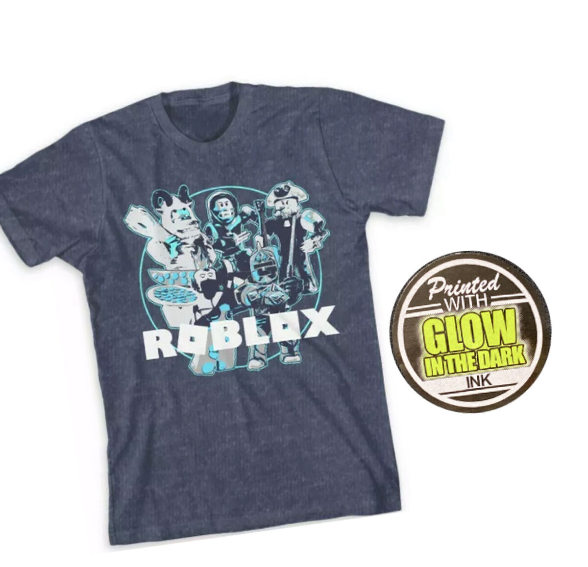 Roblox Black Logo Short Sleeve T-Shirt (Little Boys & Big Boys)