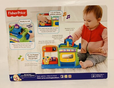 Fisher-Price Laugh & Learn Puppy's Numbers Garage | eBay